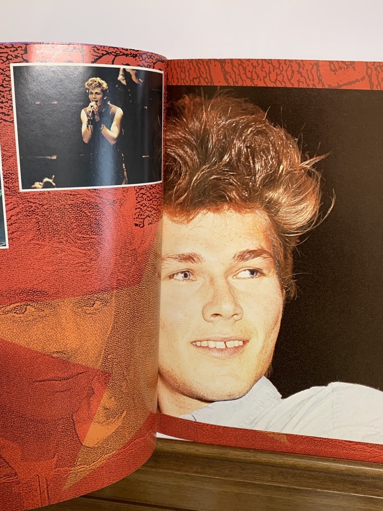 a-ha ON TOUR picture book from 1986/87, pull-out poster included