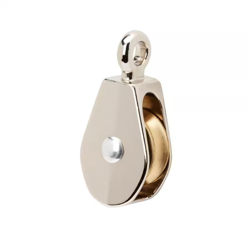 2 In. Nickel-Plated Fixed Pulley