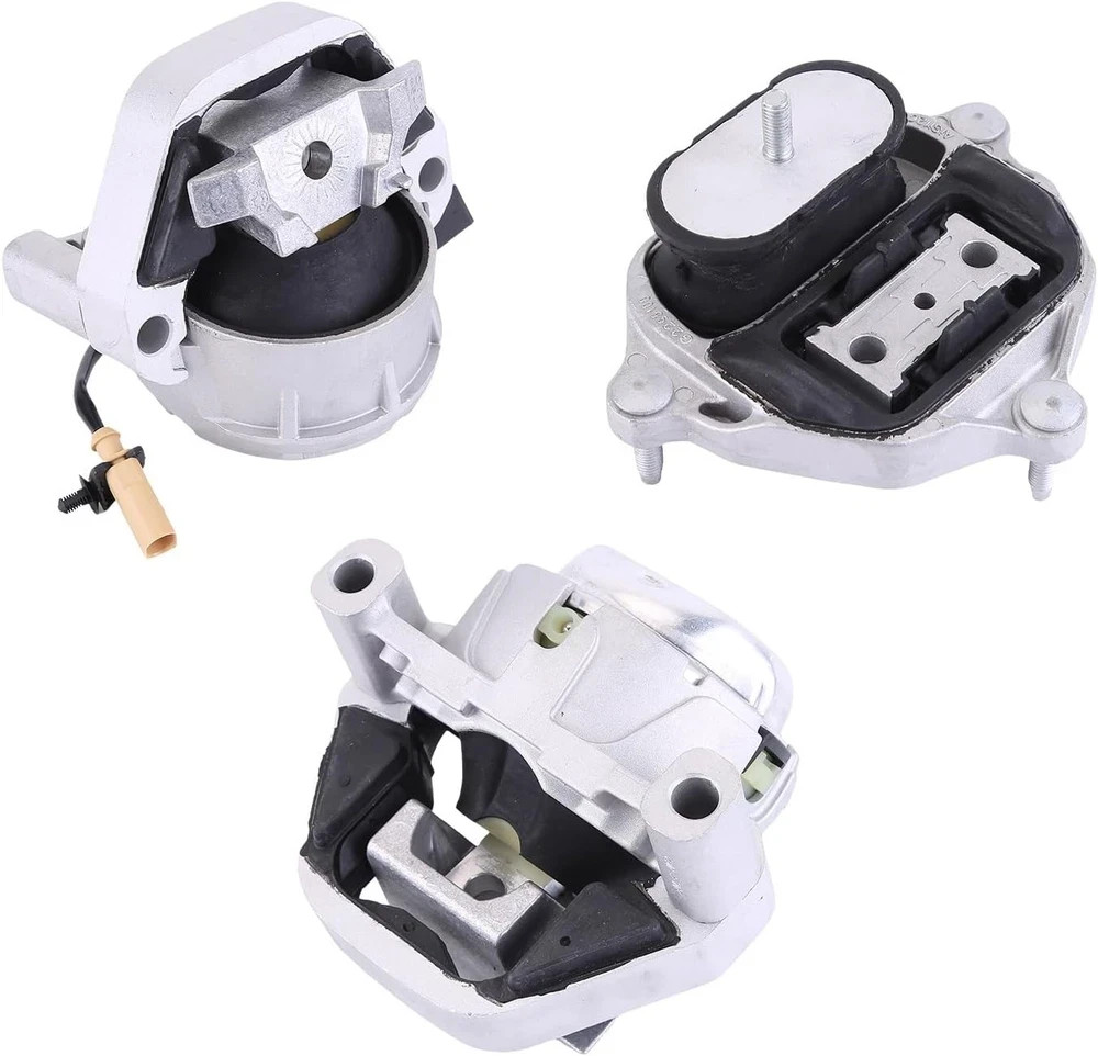 Engine Motor Mount Front Left Front Right Rear 3pcs for 2012-2018 for Audi A6 EM
