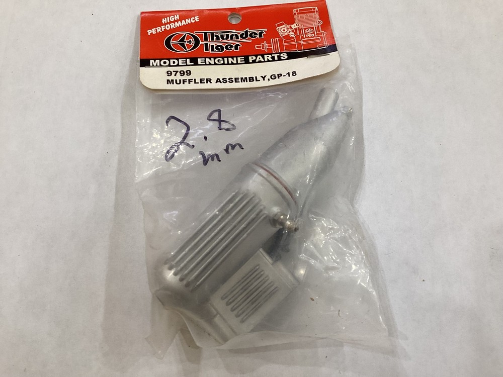 r/c model airplane muffler