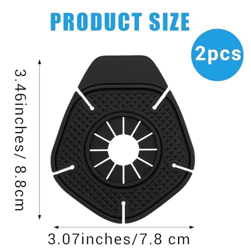 2PCS Silicone Windshield Wiper Covers Arm Hole Protector Pivot Guards, Front