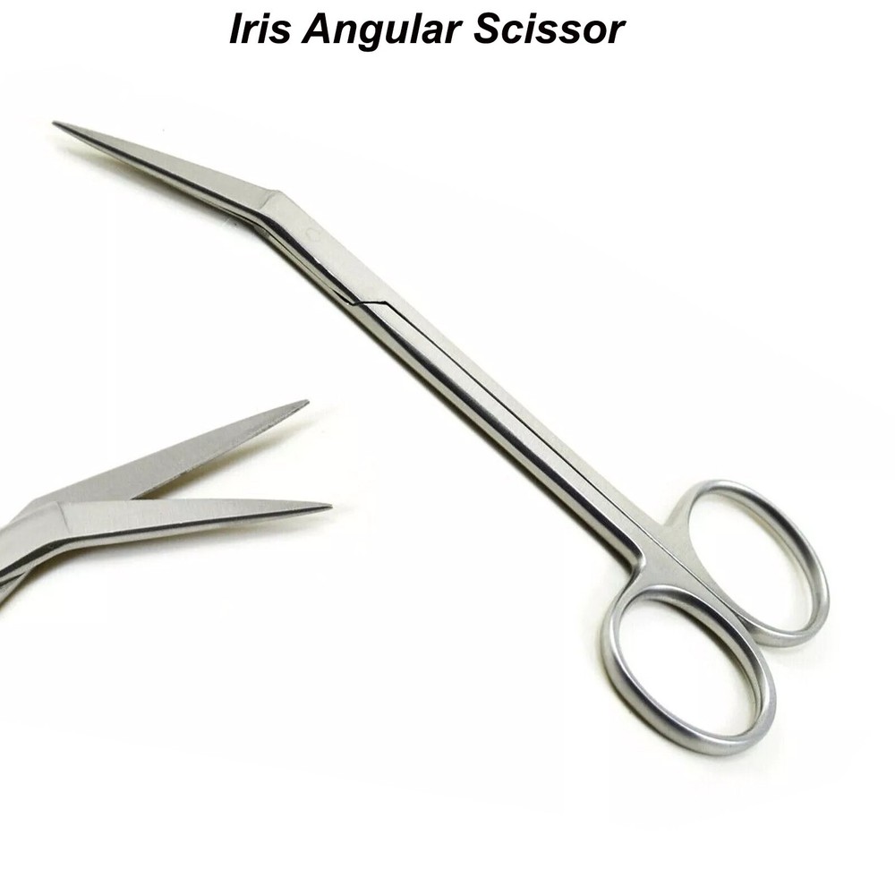 Medical Iris Angular Scissor Suture Cutting Tissue Removal Surgical Instruments