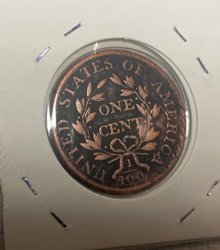 1803 Draped Bust Cent Small Date, Large Fraction