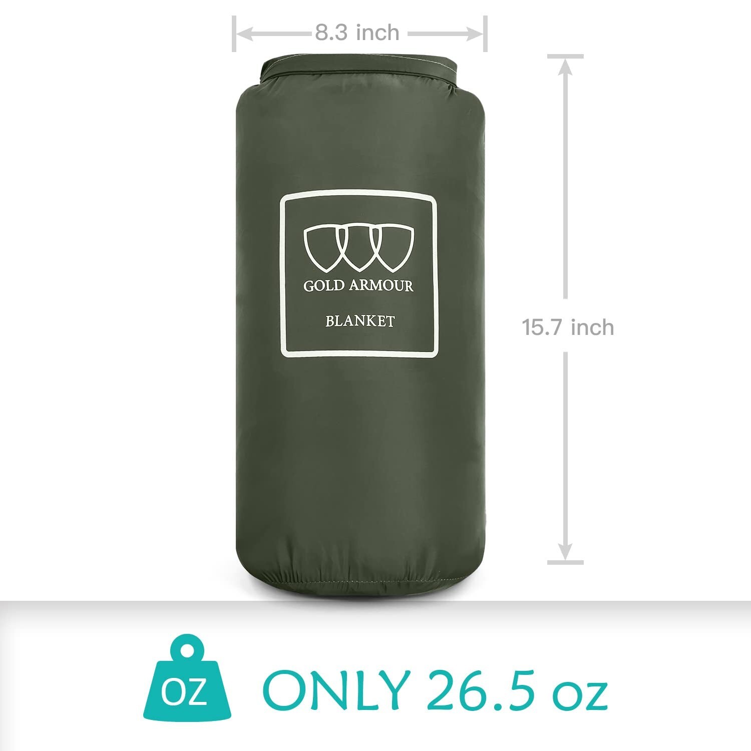 Camping Blanket - Puffy, Packable, Lightweight 55 X 78 for Beach Stadium Camp