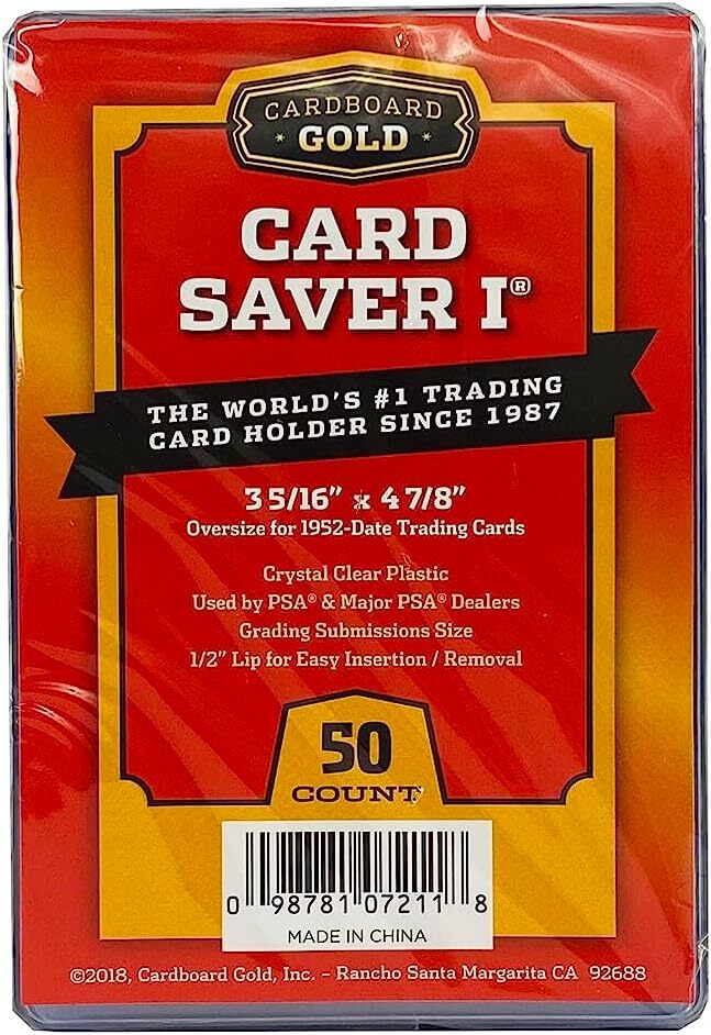 Card Saver 1 Card Holder PSA/BGGraded Card Submittions 50 100 200 500 1000 2000