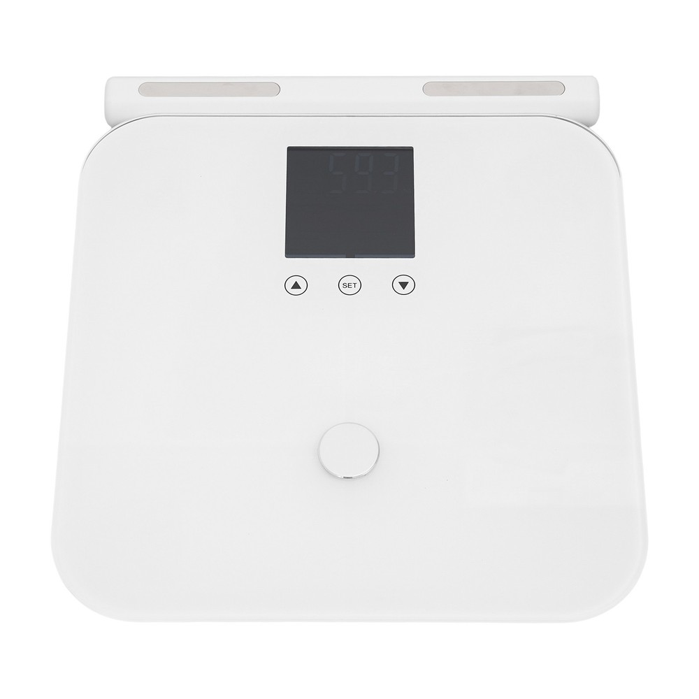 White Intelligent Electronic Scale 8-Eletrode Body Fat Scale Multifunctional