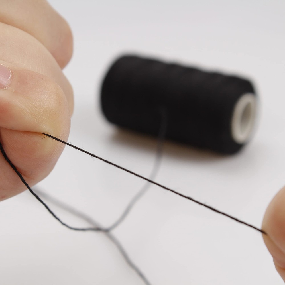Ryalan Weaving Needle Combo Deal Black Thread with 3Thread+10Needle,
