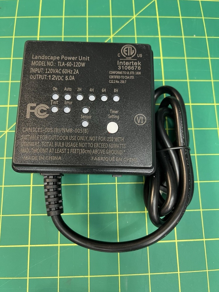 Dewenwils 60W Low Voltage Landscape Lighting Transformer Timer Sensor 12V