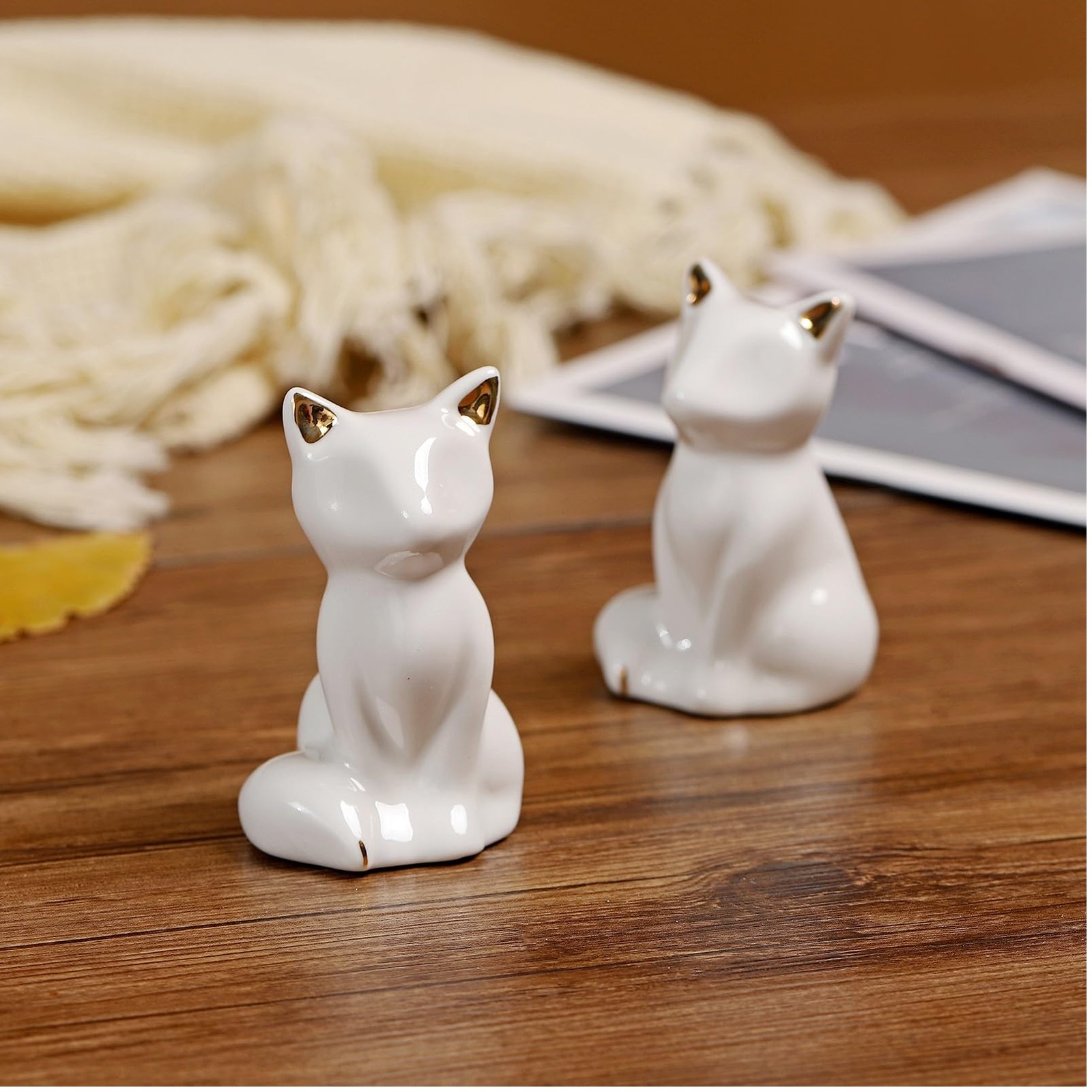 2Pcs Toilet Bolt Covers Decorative, Ceramic Screw Cover Caps, White