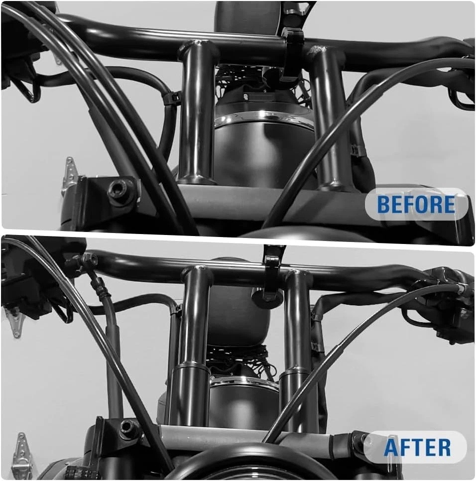 For Honda Shadow Phantom VT750C2B 2010-2023 CNC Front Handlebar 2.5" Risers