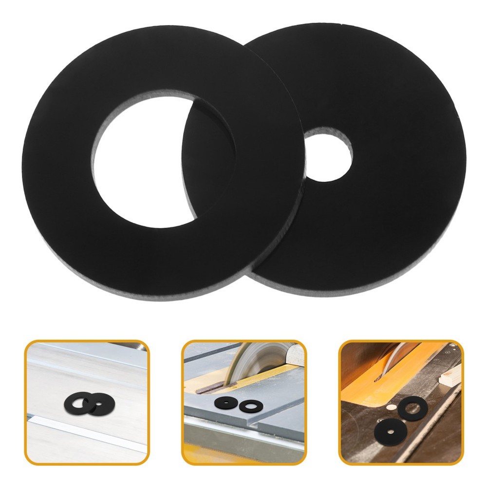 2 Pcs Router Table Insert Plate Trim Base Plates for Woodworking