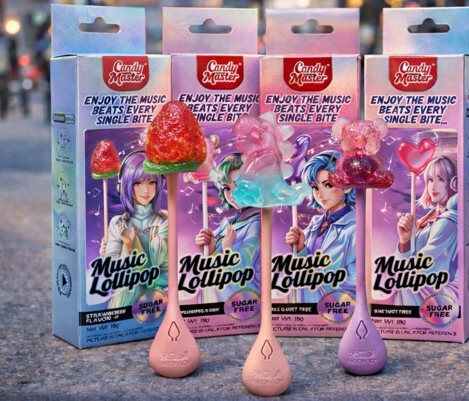 Candy Master MeCandy 4D Music Lollipops, with bone conduction technology
