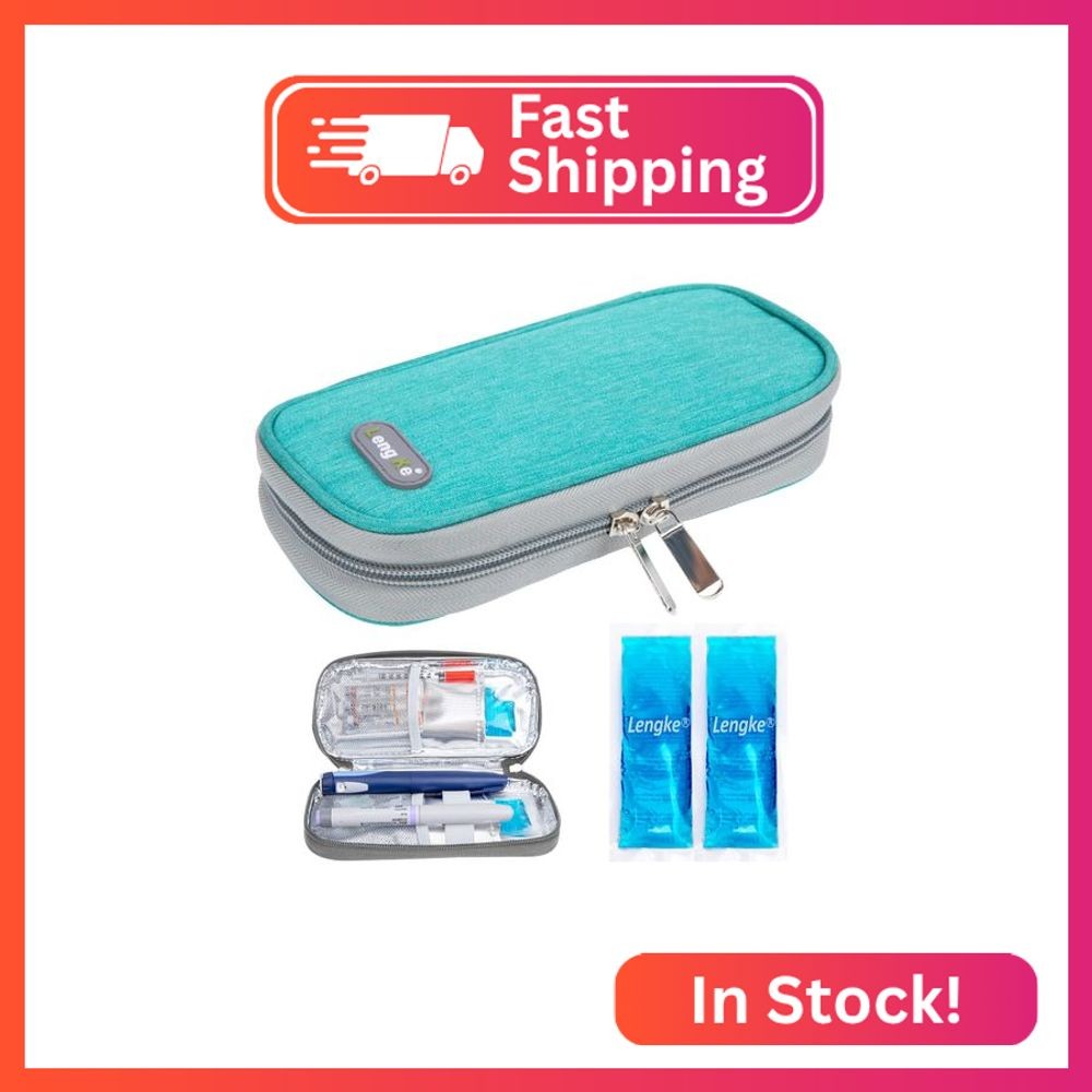 YOUSHARES Insulin Cooler Travel Case TSA Approved Medication Diabetic Supplies C
