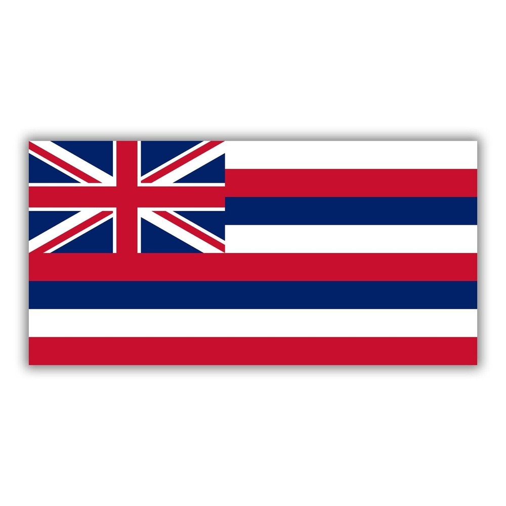Hawaii Flag Sticker Decal