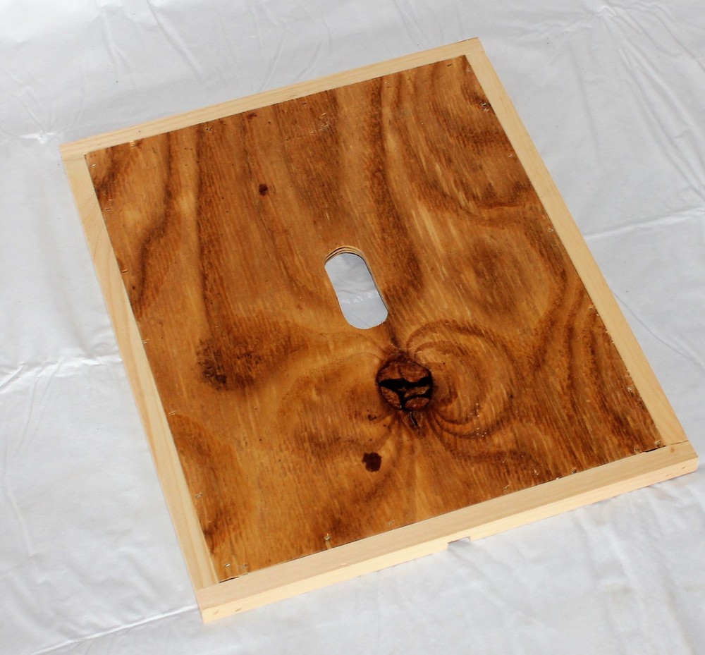 Solid Inner Cover 10 Frame Pine Langstroth Bee Hive -FREE SHIPPING