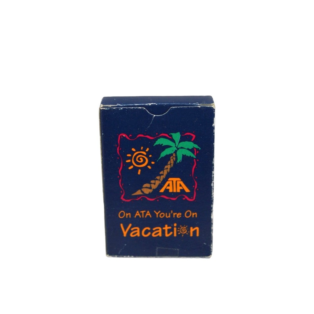 ATA Vacation Playing Cards Vintage 88880