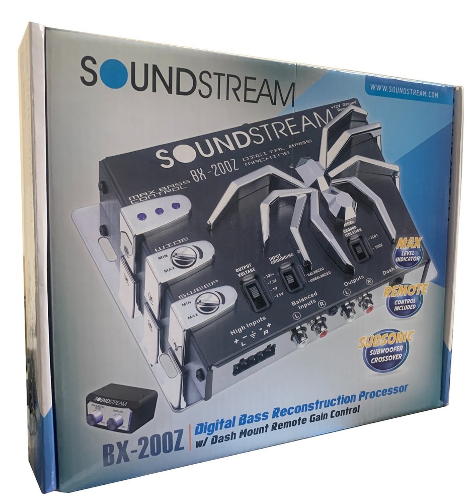 Soundstream BX-20Z Black Digital Bass Reconstruction Processor Epicenter