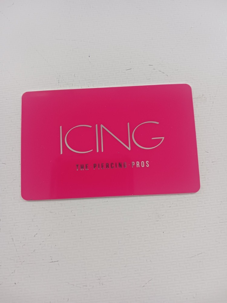 Icing piercing  gift card