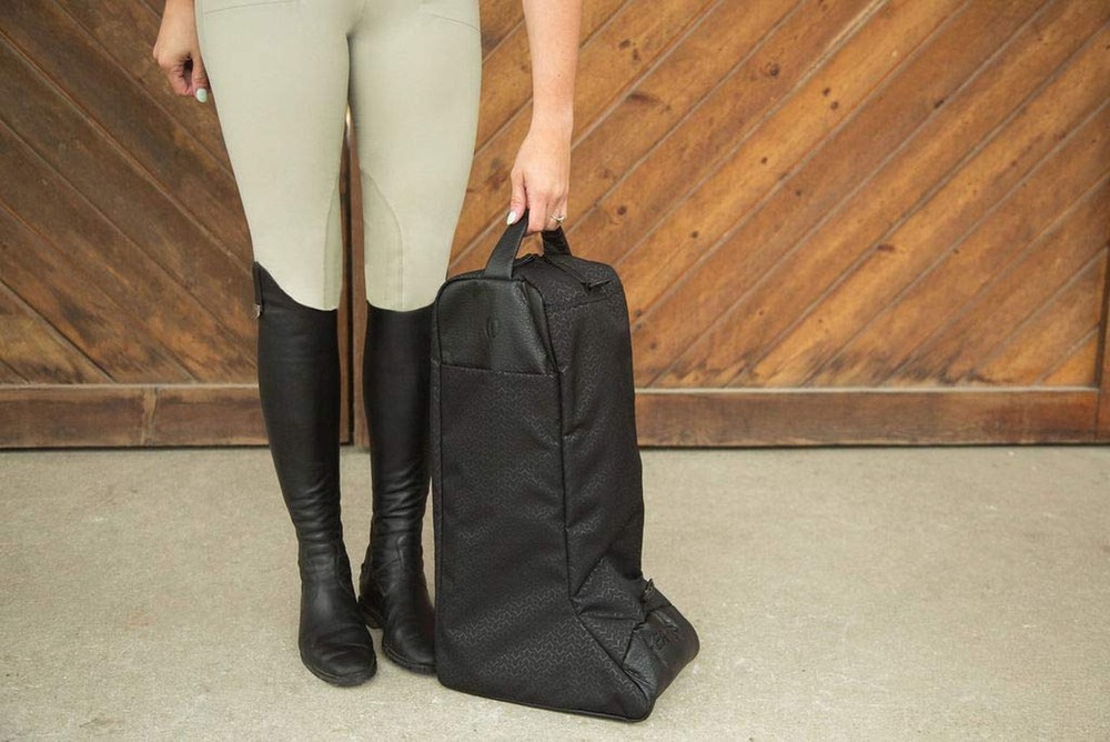 Kerrits EQ Boot Bag Black Chevron Bits Size: One Size
