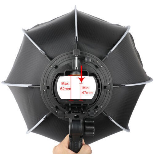 TRIOPO 90CM Octagon Softbox w/Handgrip Set for Speedlight Flash Bracket