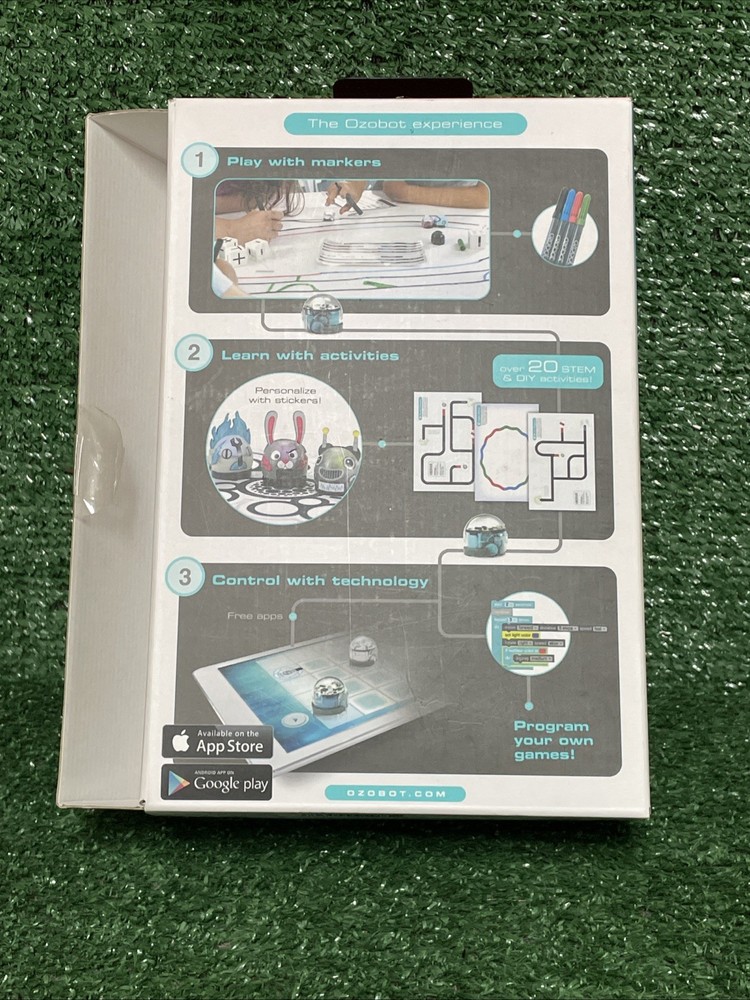 Ozobot OZO-040201-03 Bit Starter Pack Programmable Robot Toy - Blue