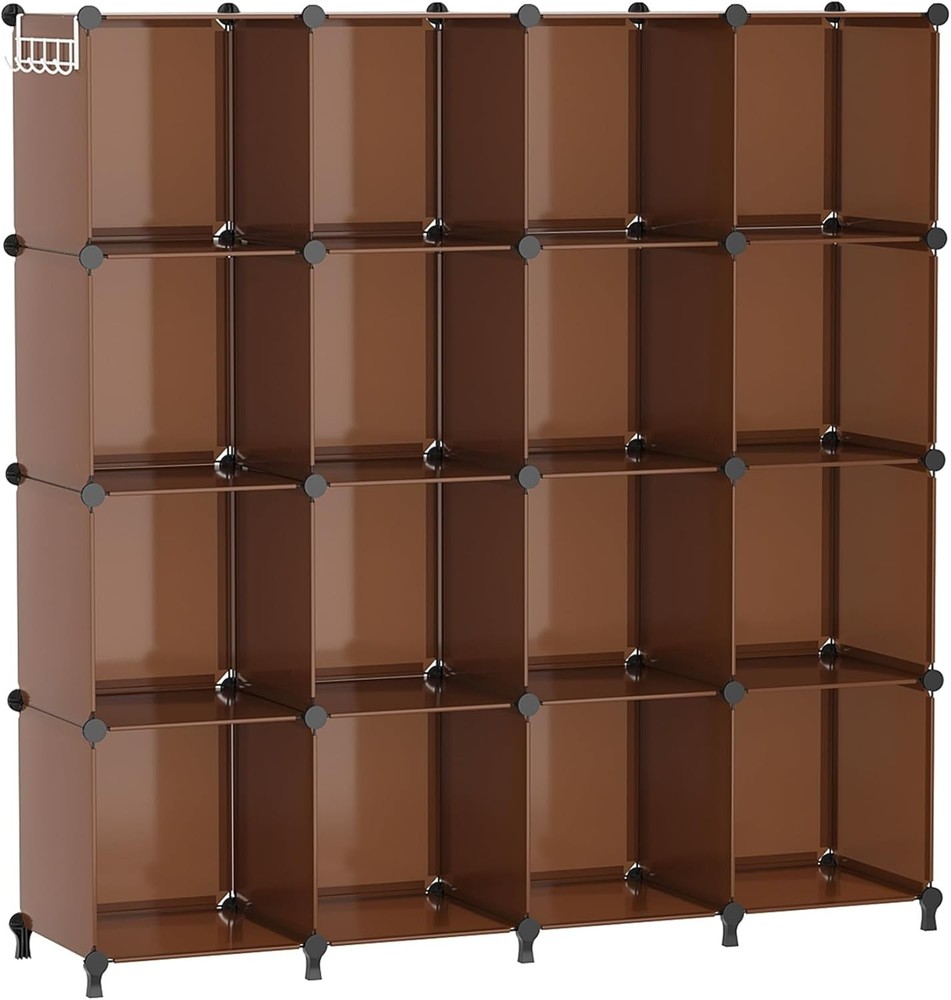 Cube Storage Organizer 16 Cube Closet Organizers & Storage Shelves DIY Stackable