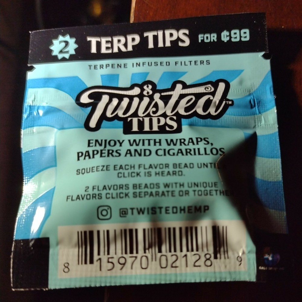Twisted Hemp Flavored Filter Tips Variety Sampler 6/2ct Packs=12pc