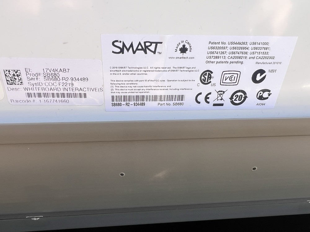 Smart Tech Smart Boards with enclosures. No Accessories