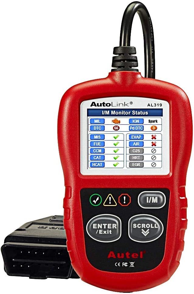 Autel Autolink AL319 OBD2 CAN OBDII Car Code Reader Diagnostic Scanner Tool NEW