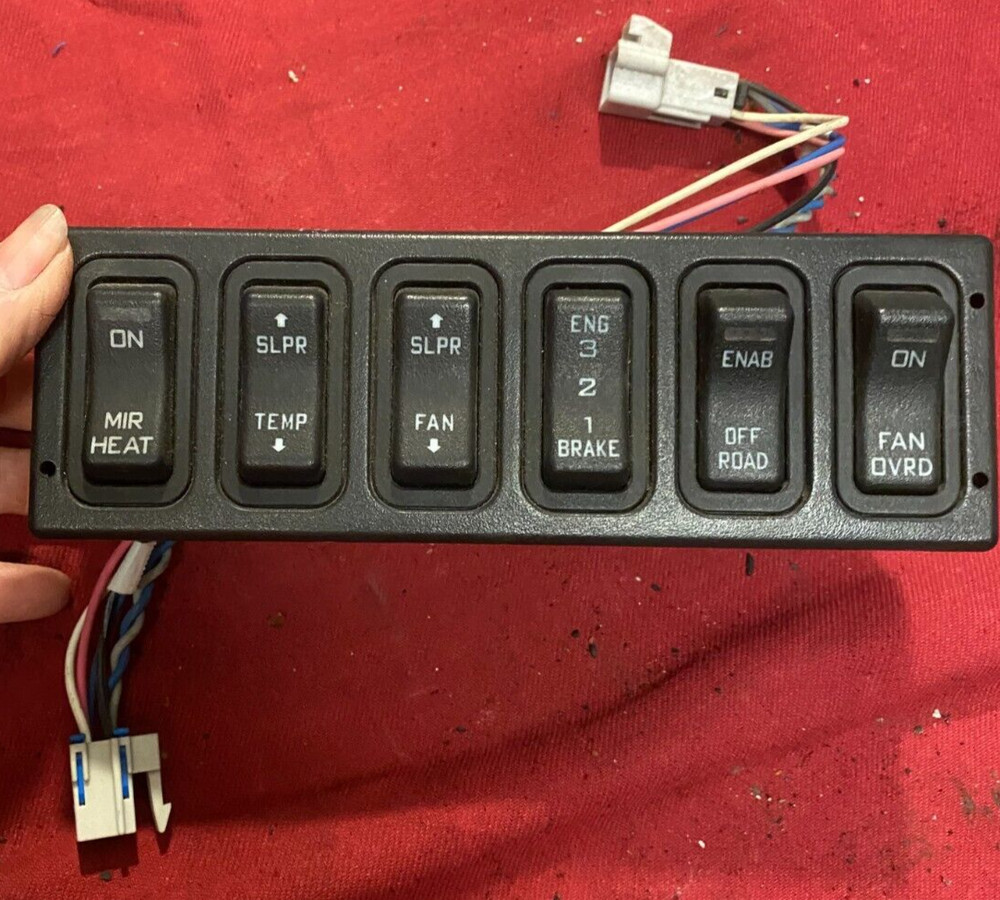 International PROSTAR 6 SWITCH PANEL Dash Panel -C009307224981, pollak # 32237