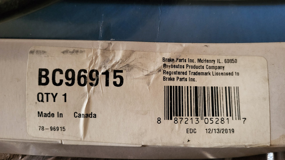 Raybestos Element 3 Parking Brake Cable BC96915