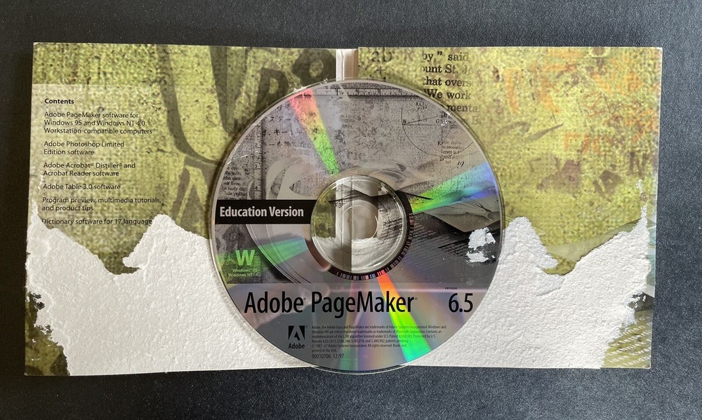 Adobe PageMaker 6.5 Education Version for Windows