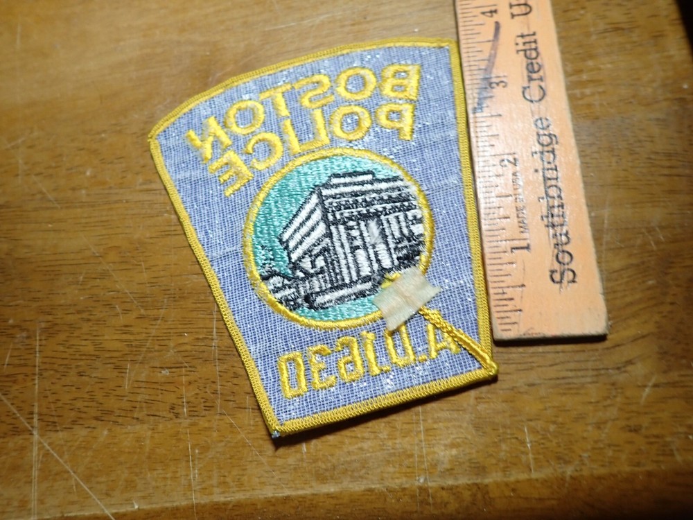 BOSTON MASSACHUSETTS CAPE COD OBSOLETE EARLY VEST PATCH BX 6 #5