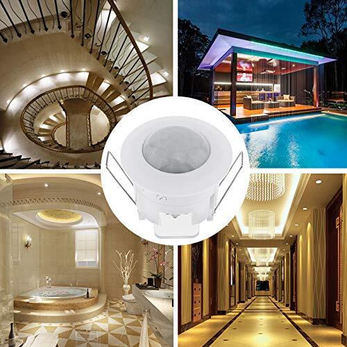 110-240V Infrared Motion Sensor Switch Recessed PIR Ceiling Motion Sensor Det...