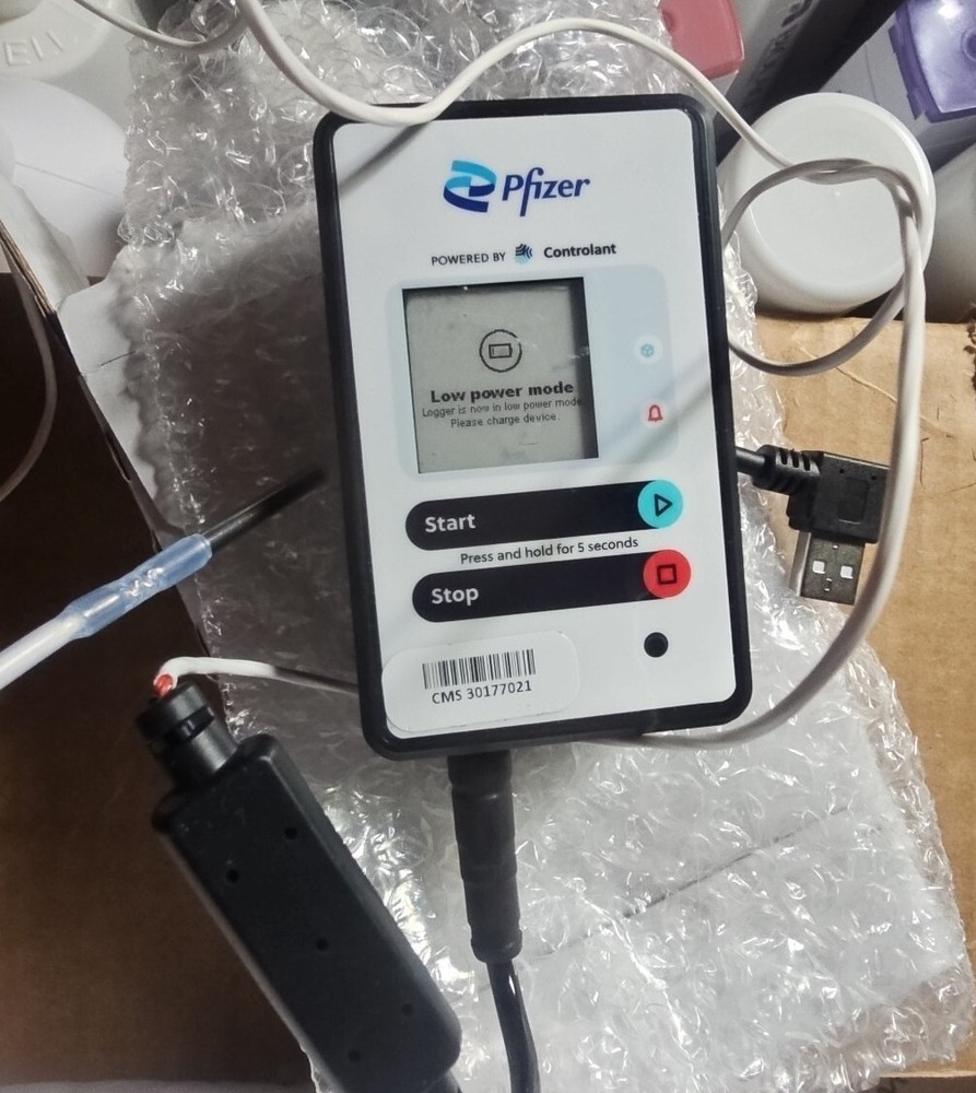 Pfizer CMS 30069384 Controlant Real Time Logger Type Saga-P