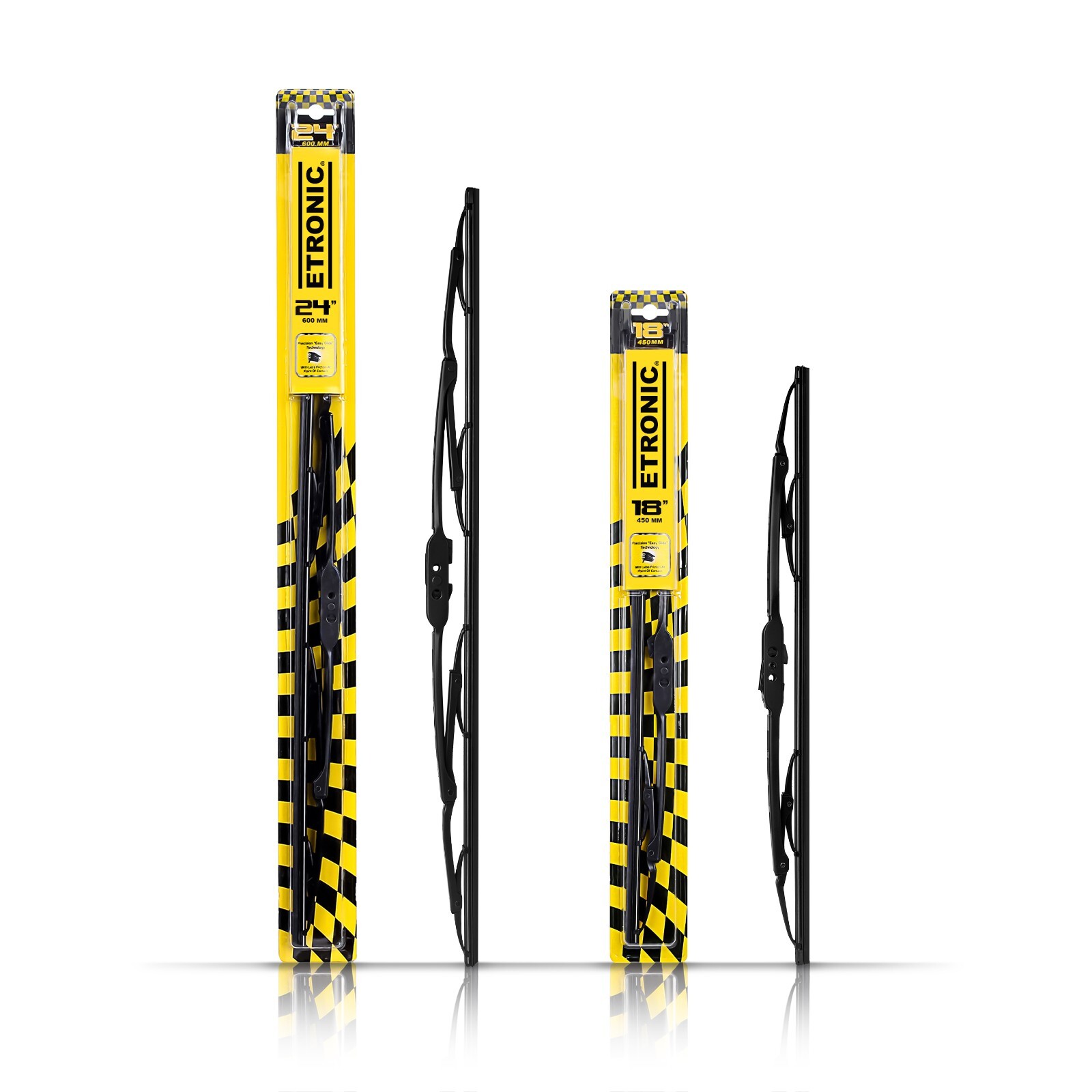 All Season Wiper Blades size 24" & 18" Windshield Front Right & Left - SET OF 2