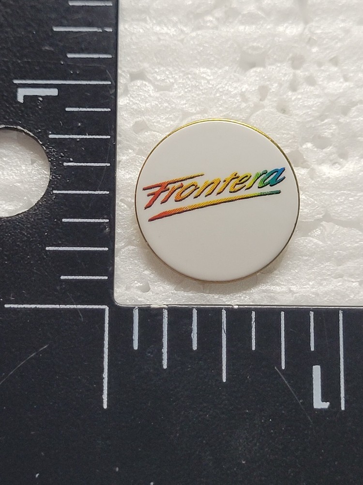 FRONTERA HAT LAPEL PIN PIN BACK USED (K1189)