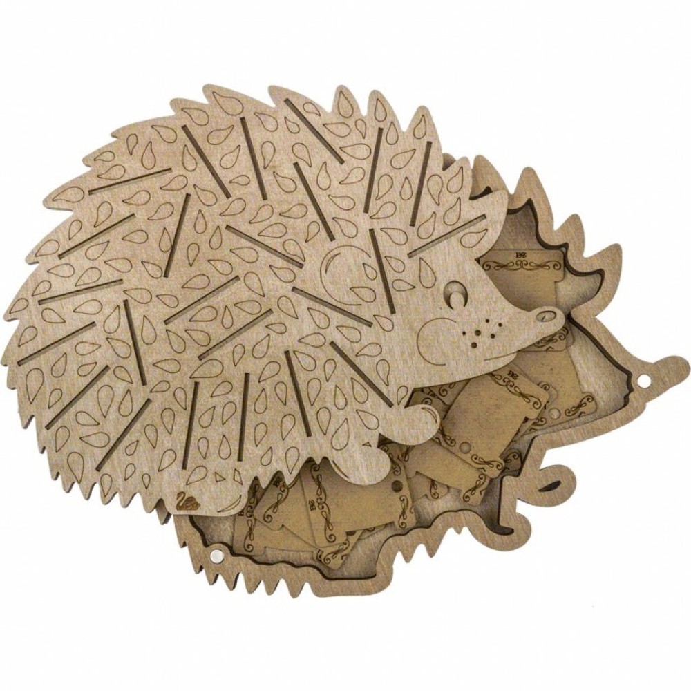 Plywood Needlework Box + 26 spools Needlework Organizer Thread/Floss organizer