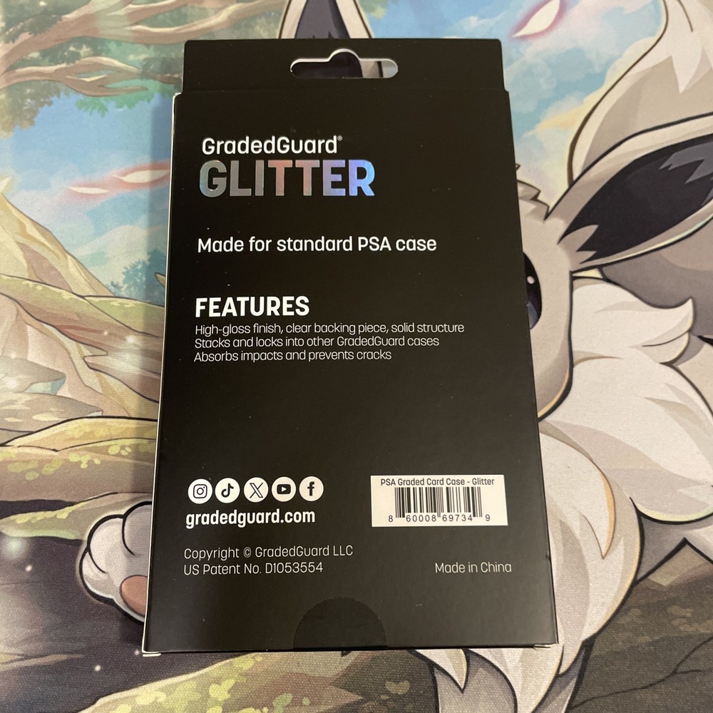 GradedGuard PSA Graded Card Case Guard Protector GLITTER Limited Edition