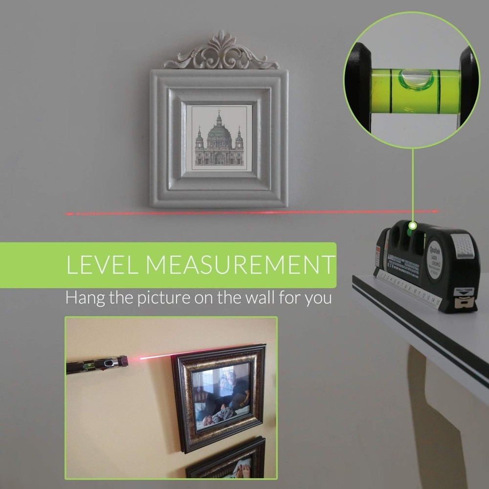 Multi-Function Laser Level & Measuring Tool Kit