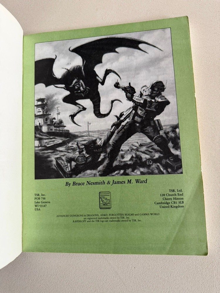 Gamma World Rules 7514 Guide Book Game Module Rulebook Source 1992