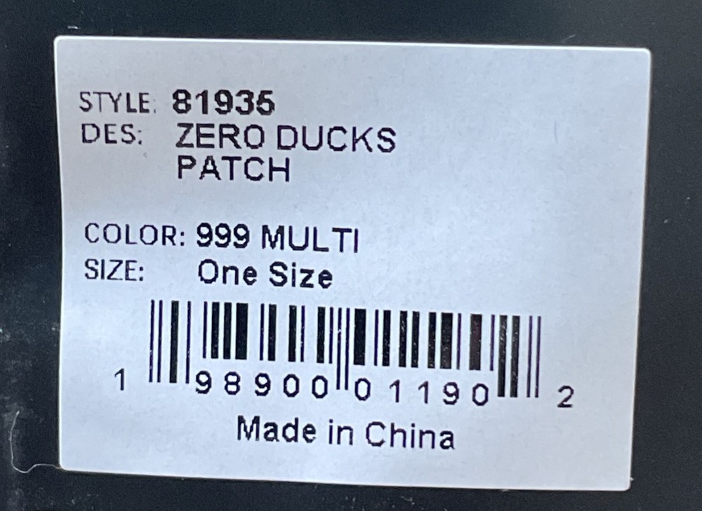 BRAND NEW 5.11 TACTICAL ZERO DUCKS 🦆 PATCH