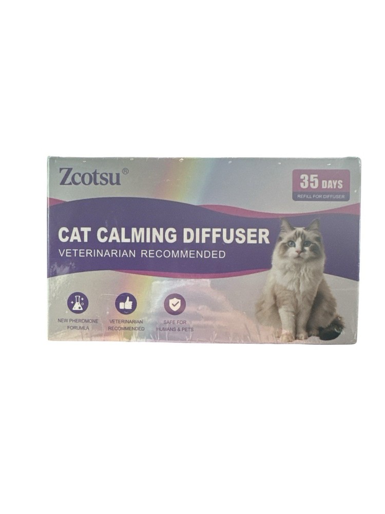 Zcotsu Cat Calming Diffuser Refill Kit- 35 Days Pheromone Formula