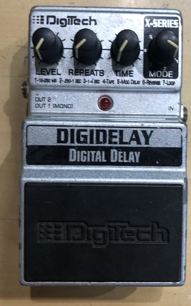Tested Digitech XDD Digidelay Guitar Effect Pedal & Looper