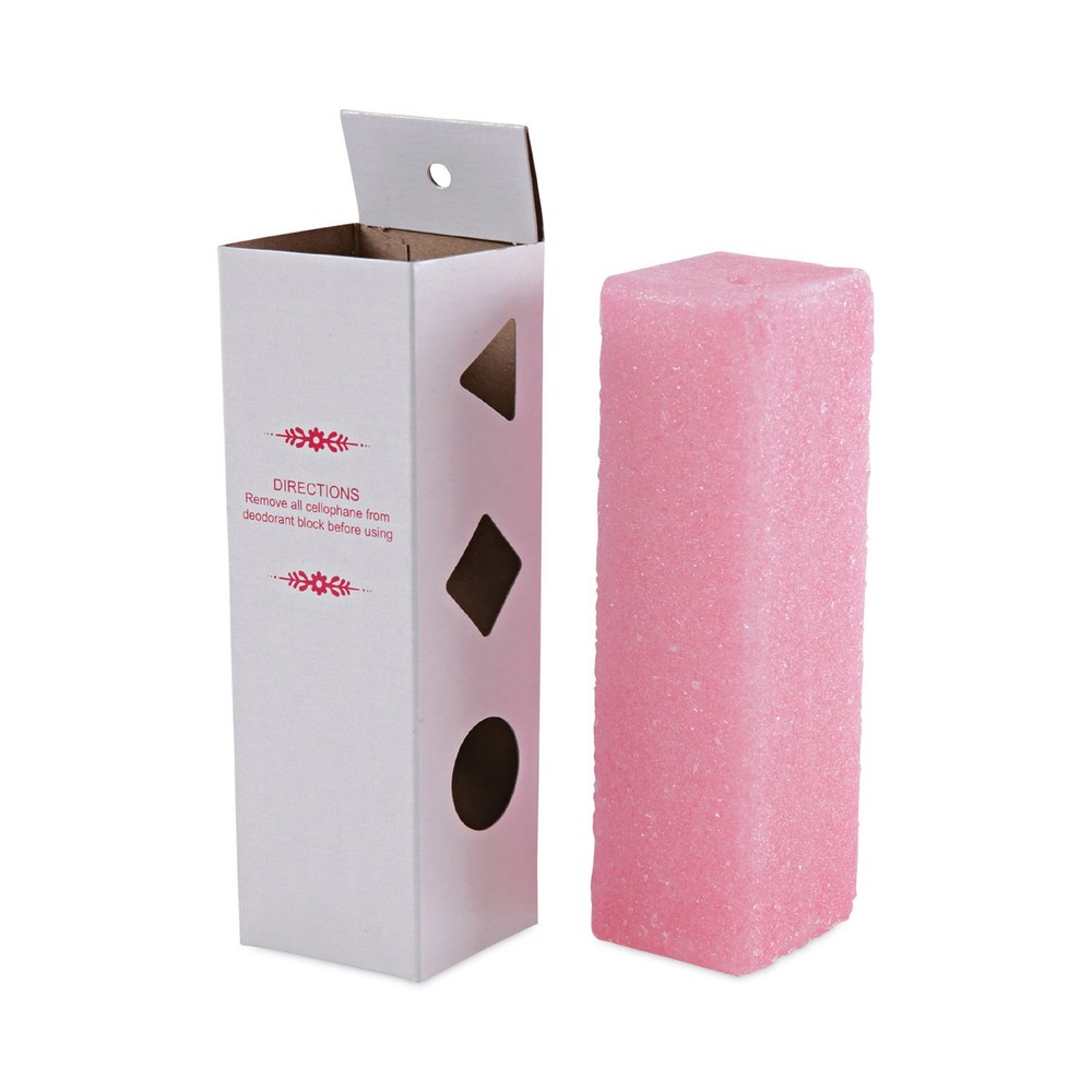 Boardwalk® Deodorizing Para Wall Blocks, 24oz, Pink, Cherry, 6/Box