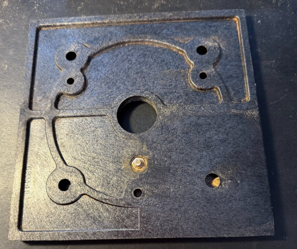 Adjustable Sliding Router Guide Plate 7" x 7"