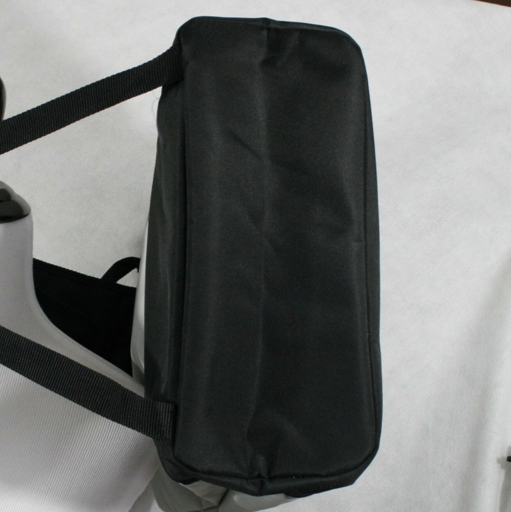 DSW Backpack Light Grey & Black Nylon NWOT