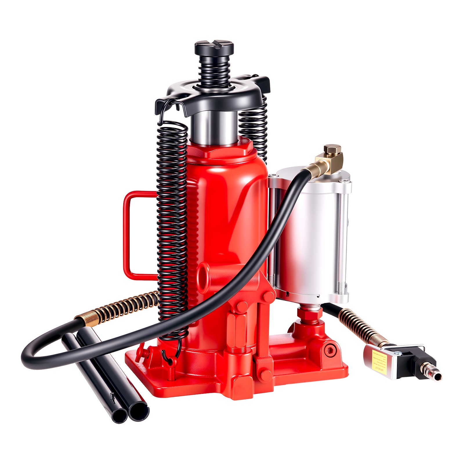 Uimoso 20-Ton Air Hydraulic Bottle Jack for Vehicle Lifting and Repairs, Red