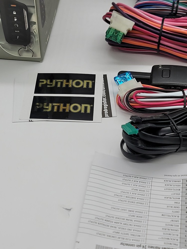 Python 4106P 1-Way Remote-Start System New