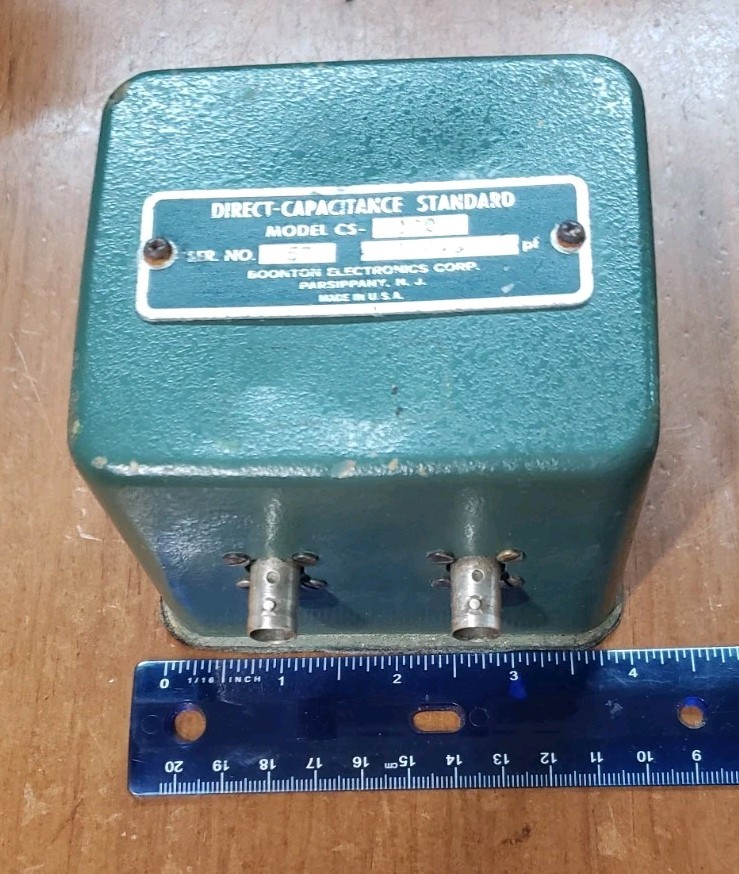 BOONTON CS-100 CAPACITANCE STANDARD, 100.0pF